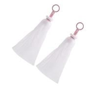 UKCOCO Rete Schiumogena per Sapone 2 Pezzi in Pp Bianco, Accessorio per Pulizia Viso che Crea Schiuma, Può essere Appeso, la Detersione Quotidiana