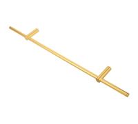 UKCOCO Ringhiera Dritta in Lega di Alluminio Oro 50 Cm Accessori per Cantinetta Vino, Balaustra Protettiva Europea per Scaffali Cucina, Binario di Sicurezza per Portabottiglie