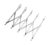 UKCOCO Rotella Tagliapizza Regolabile con 5 Ruote in Acciaio Inossidabile, Leggera e Pratica per Pizza, Pasta e Dolci, Design Moderno e Uso Comodo in Cucina