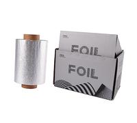 UKCOCO Rotolo Di Carta Stagnola Per Chioma Professionale 120mm x 50m, Carta Stagnola Per Parrucchiere Monouso Senza Forbici, Per Colorazione e Colpi Di Sole in Saloni e Centri Estetici