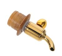 UKCOCO Rubinetto in Legno Vintage per Botti di Vino e Refrigeratori Bevande Tappo in Legno, Facile da Pulire, per Bar Casalinghi e Feste All'aperto