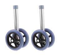 UKCOCO Ruote Girevoli Regolabili per Deambulatori, Coppia di Rotelle di Ricambio Robuste e Silenziose per Carichi Pesanti, Accessori per Ausili di Mobilità Anziani e Riabilitazione