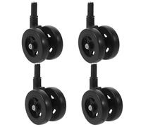 UKCOCO Ruote Silenziose per Girello, 4 Pezzi in Plastica Staccabile, Resistenti All’usura, Sostituzione Facile per Passeggini e Deambulatori, Compatibili e Silenziose per Primi Passi