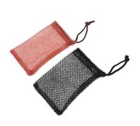 UKCOCO Sacchetto per Saponetta Solida da Viaggio in Nylon 2 Pezzi, Sacchetto Esfoliante per Detergente Funzione Schiumogena, Facile da Pulire e Riutilizzabile