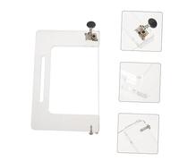 UKCOCO Sapone Artigianale in Acrilico e Acciaio con Filo Resistente Base Antiscivolo per Uso Quotidiano Utensile Versatile per Saponi Fatti Mano per Hobby Creativi e Forniture