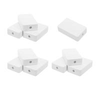 UKCOCO Scatola di Giunzione in Plastica Bianca 60x37x17 Mm Set da 10 Pezzi, Custodia per Cavi LED per Progetti Elettronici Fai da Te, Contenitore Compatto per Gestione e Organizzazione