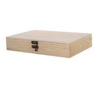 UKCOCO Scatola di Legno Portasigari Tascabile Coperchio, Kit Portatile per Conservazione Sigari e Piccoli Oggetti, Resistente in Legno e Ferro, per Uso Regalo e Viaggio