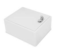 UKCOCO Scatola di Sicurezza a Muro con Serratura per Esterni, Contenitore la Distribuzione del Latte da Appendere, Cassetta Postale Chiudibile a Chiave con Ampio Spazio Interno