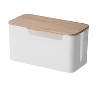 UKCOCO Scatola Porta Fili Elettrici Bianca Organizer con Apertura per Dissipazione Custodia Sicura per Prese e Multiprese Adatta Materiale Resistente e
