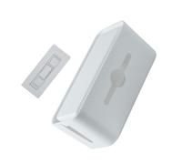 UKCOCO Scatola Portacavi Organizer in Abs Resistente Coperchio Ventilato per Gestione Cavi da Scrivania, Ufficio e Casa, Custodia Multiuso per Presa Elettrica e Fili, Colore Bianco