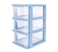 UKCOCO Scatola Portaoggetti Cosmetici Azzurra in Pp Cassetto, Organizer Semplice alla Moda per Make-up e Prodotti la Cura della Pelle, per Scrivania
