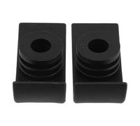 UKCOCO Scivoli per Deambulatore Neri 2 Pezzi, Cuscinetti per Piedi Walker Antiscivolo Diametro 28,6mm, Accessori per Anziani per Uso Interno ed Esterno, Facili da Installare e