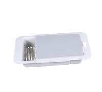 UKCOCO Scolapasta Estendibile per Cucina con Filtro Scolaverdure Retrattile con Drenaggio per Lavare Verdure e Conservare Portaoggetti e Resistente per Lavelli Domestici