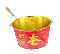 UKCOCO Secchio Per Bruciare Denaro in Inossidabile Inceneritore Per Banconote Cinesi Maniglie Laterali Resistente Al Per e Templi