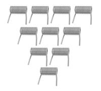 UKCOCO Set 10 Molle di Torsione per Cerniere a Farfalla, Molla di Chiusura Automatica per Porte e Cancelli, Acciaio Metallico 1,6x10x21 Mm, Accessori Compatibili per Ferramenta Porte