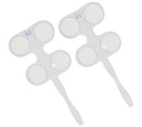 UKCOCO Set 2 Lenti Flipper Ottiche per Optometria 50°/100° per Allenamento Vista e Test Visivo Strumenti Esercizio Occhi per Ambliopia e Uso Professionale