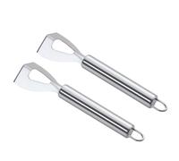 UKCOCO Set 2 Pezzi Tagliaburro in Acciaio Inossidabile Lama a Manico Antiscivolo, Utensili per Formaggi in Cucina