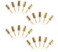 UKCOCO Set 20 Tubetti Vuoti per Lucidalabbra 1,2 Ml, Contenitori per Labbra Ricaricabili in Plastica Trasparente Chiusura Ermetica, Mini Flaconi Tascabili per Trucco da Viaggio e Fai