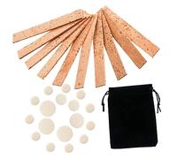 UKCOCO Set 28 Pezzi di Accessori per Clarinetto Cuscinetti e Scaglie di Sughero Resistenti, Kit di Sostituzione per Manutenzione Strumenti a Fiato, per Riparazione Giunto Manico