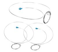 UKCOCO Set 3 Pezzi Supporti in Filo Metallico Regolabili Per Lente D'ingrandimento, Accessori Per La Riparazione Di Orologi, Piccolo Porta-lente Per Officina Orologiaia