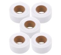 UKCOCO Set 5 Pezzi Nastro per Orlare Vestiti 3,5 Cm X 5 M, Nastro Termoadesivo Stecca a Spina di Pesce per Orli Abiti Formali, Guida Cucito per Sartoria e Modifiche Abiti da Sposa