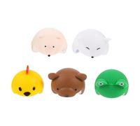 UKCOCO Set 5 Protezioni Angolari in Silicone Animali, Paraspigoli Morbidi e Sicuri per Tavoli, Scrivanie e Mobili, Copertura Antiurto Multisuperficie per Casa Colore Colore Casuale