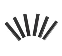 UKCOCO Set 6 Pezzi Connettori per Lampada in Ferro Nero Struttura Robusta e Superficie Liscia, Accessori Eleganti per Asta in Domestico