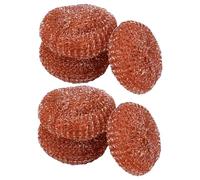 UKCOCO Set 6 Sfere di Filo di Rame per Punte Saldatore Pulitore Pratico in Ottone Materiali Sicuri Evita Schizzi Adatto a Pulizia Ugelli Ferro