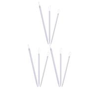 UKCOCO Set 9 Pezzi Ferri da Maglia in Nylon Occhio Grande, Aghi da Tessitura per Filati Spessi e Sottili, Utensili per Lavorare a Maglia e Uncinetto, Adatti per Tessitura di Coperte