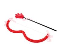 UKCOCO Set Accessori Costume da Cupido per Freccia Rossa, Oggetti di Scena per Feste di Carnevale, Halloween e San , Presa Ergonomica e Materiali Resistenti