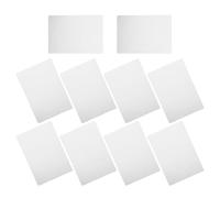 UKCOCO Set da 10 Fogli di Plastica Trasparente per Stencil Riutilizzabili 22x14 Cm, Blocco di Carta da Lucido per Disegno e Pittura, Accessori per attività Artistiche e Creative a Casa