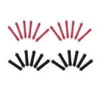 UKCOCO Set da 24 Bigodini Professionali per Permanente Chioma Corti e Lunghi, Resistenti al Calore, in Plastica Custodia per Uso Salone e Styling Arricciacapelli Professionale