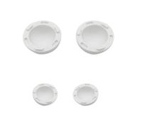 UKCOCO Set da 4 Pezzi di Piedini in Silicone Bianco per Laptop, Alzatina Portatile a Forma di Sfera, Supporto Raffreddamento per Notebook, Facile da Riporre e Trasportare