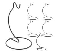 UKCOCO Set di 6 Supporti da Tavolo in Ferro per Appendere Ornamenti, con | Supporti in ferro per appendere globi di vetro, piante aeree, ornamenti, centrotavola, tavoli da matrimonio e mensole