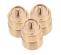 UKCOCO Set Di Fibbie a Tromba Bottone Automatico in Rame Dorato, Accessori Resistenti e Pratici Per Strumento Musicale, Copri Bottoni Per Tromba Di Piccole Dimensioni