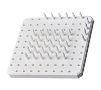 UKCOCO Set in di Alluminio e Biossido di 60 Mattoni Refrattari con Supporti per Cottura per Ridurre Gli Scarti e Migliorare la Resa in Forni per