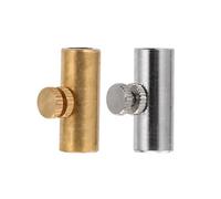 UKCOCO Silenziatore Wolf Tone Regolabile per Violoncello, Set da 2 Pezzi in Metallo Dorato e Argento, Accessorio per Strumenti Musicali per Riduzione Vibrazioni e Suono Armonico