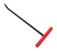 UKCOCO Sollevatore per Tombini Gancio a T in Ferro Resistente Maniglia Antiscivolo per Apertura Coperchi di Scarico Strumento Multiuso per Manutenzione Fognature e Griglie di Drenaggio