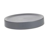 UKCOCO Sottovaso per Fiori Ruote a Cuscinetti a Sfera, Supporto Portavasi Rotondo 26 Cm, per Interni Ed Esterni, Struttura in Metallo Resistente, Adatto per Uffici e Case, Colore Grigio s