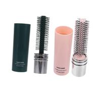 UKCOCO Spazzola a Rullo Per Chioma 2 Pezzi Spazzola Rotonda Piccola Per Asciugatura e Styling Per Chioma Ricci Da Viaggio Per Uomini e Donne Design Compatto Per Viaggi e Uso Quotidiano