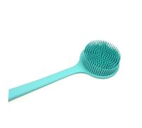 UKCOCO Spazzola Per Doccia in Silicone Spazzola Esfoliante Per Corpo Da Bagno Manico Lungo Rimuove Cellule Morte e Sebo in Eccesso