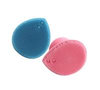 UKCOCO Spazzola per Pulizia Viso in Silicone per Bebè, 2 Pezzi, Base Autoportante, Delicata su Pelle e Chioma, per Bagno e Pulizia Quotidiana