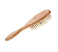 UKCOCO Spazzola Ragazzo Ragazza Legno Naturale con Setole Morbide per Massaggio Cute Pettine per Ragazzo Ragazza Pulizia e Stimolazione Circolazione Ergonomico Antiscivolo