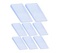 UKCOCO Spessori Livellatori per Mobili e Fermaporta in Pvc Trasparente, Zeppe Regolabili Antiscivolo per Tavoli, Sedie e Wc, Set da 8 Pezzi per Uso Domestico e Stabilizzazione Arredi