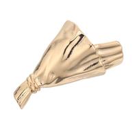 UKCOCO Spilla a Tema Primaverile a Forma di Mini Vaso di Fiori Dorato Clip per Colletto e Cardigan Accessorio Leggero e Traspirante per Donne Ragazze e Zaini per Abiti Casual e