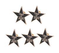 UKCOCO Spilla Elegante da 5 Pezzi per Back To School Party, Decorazione Versatile in Lega di Zinco Design Raffinato a Forma di Cappello di Laurea per Studenti 2025 Colore Casuale