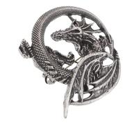 UKCOCO Spilla Vintage Drago da Uomo in Lega Leggera, Stile Rock Unico e Audace, Facile da Abbinare per Feste e Performance