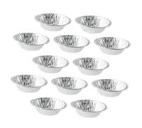 UKCOCO Stampi Monoporzione per Crostatine in Usa e Getta Teglie Rotonde Antiaderenti per Dolci Muffin e Mini Torte Forma per Forno e DIY Baking