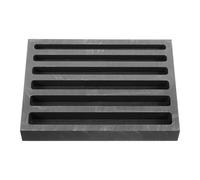 UKCOCO Stampo Lingottiera in Grafite ad Alta Stabilità Termica per Fusione Oro Argento Rame Design Creativo Scomparti Multipli Resistente e Compatto per Metalli Preziosi