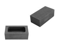 UKCOCO Stampo per Fusione in Grafite 100X50X25 MM per Oro e Argento Alta Stabilità Termica per Laboratorio e Analisi